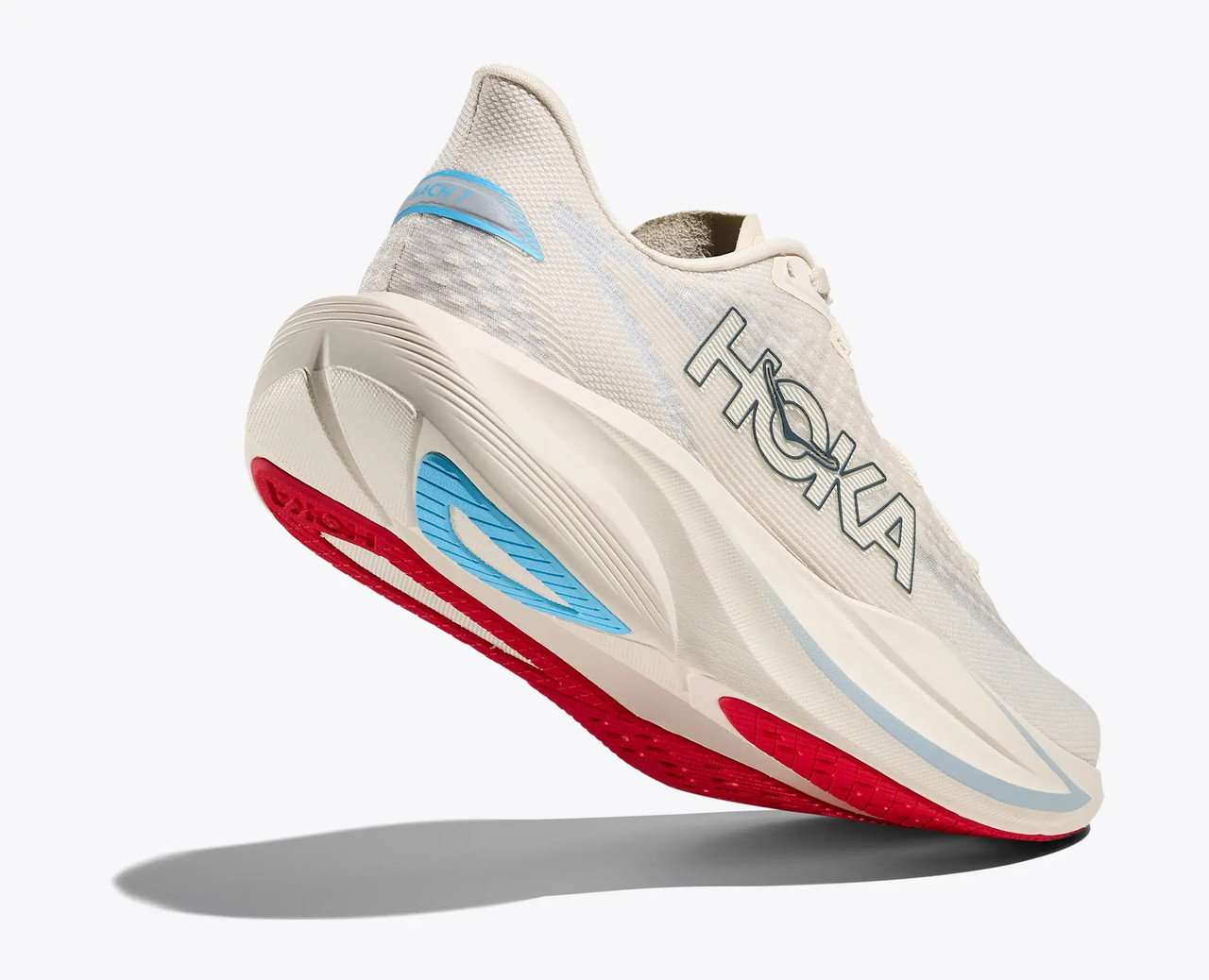 HOKA ライトパープルピンク Mach 7 ランニングシューズ HOKA Women's Mach 7 Lilac Cream/Tangerine Glow Running Shoes