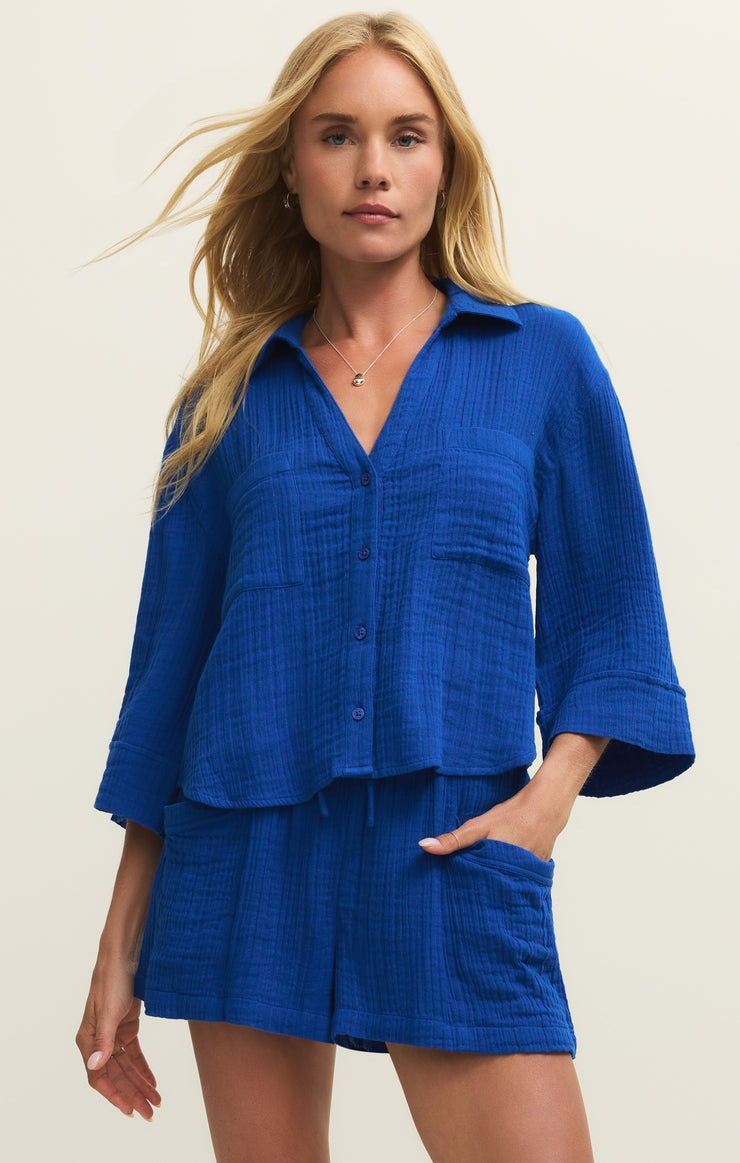Z Supply Women's Helena Airy Gauze Top | TYLER'S