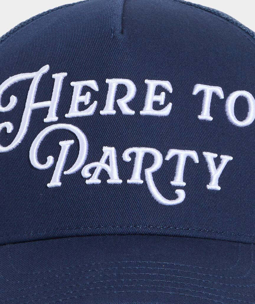 Vineyard Vines Here To Party Hi-Pro Trucker Hat | TYLER'S