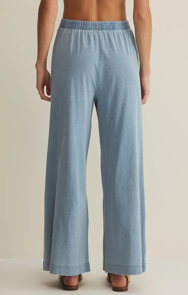 Z Supply Women's Scout Jersey Denim Wide Leg | TYLER'S