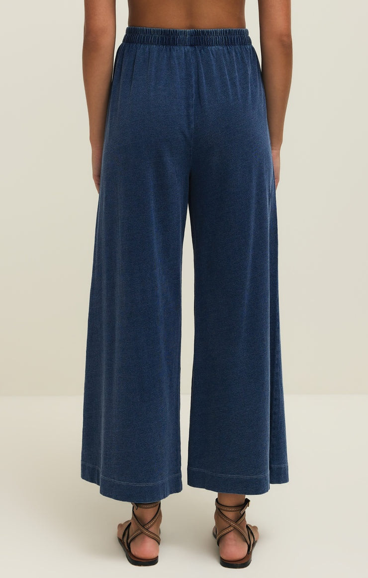 Z Supply Women's Scout Jersey Denim Wide Leg | TYLER'S