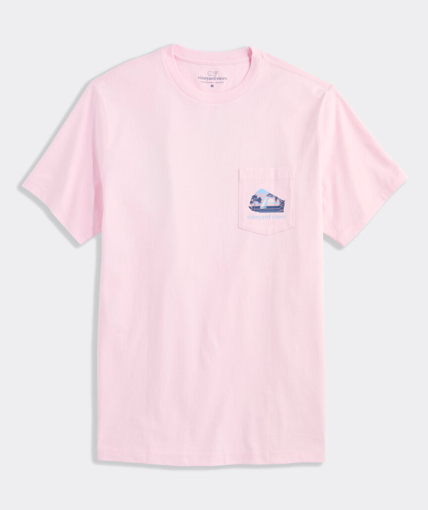 Vineyard Vines Mahi Sunset Pocket Tee | TYLER'S