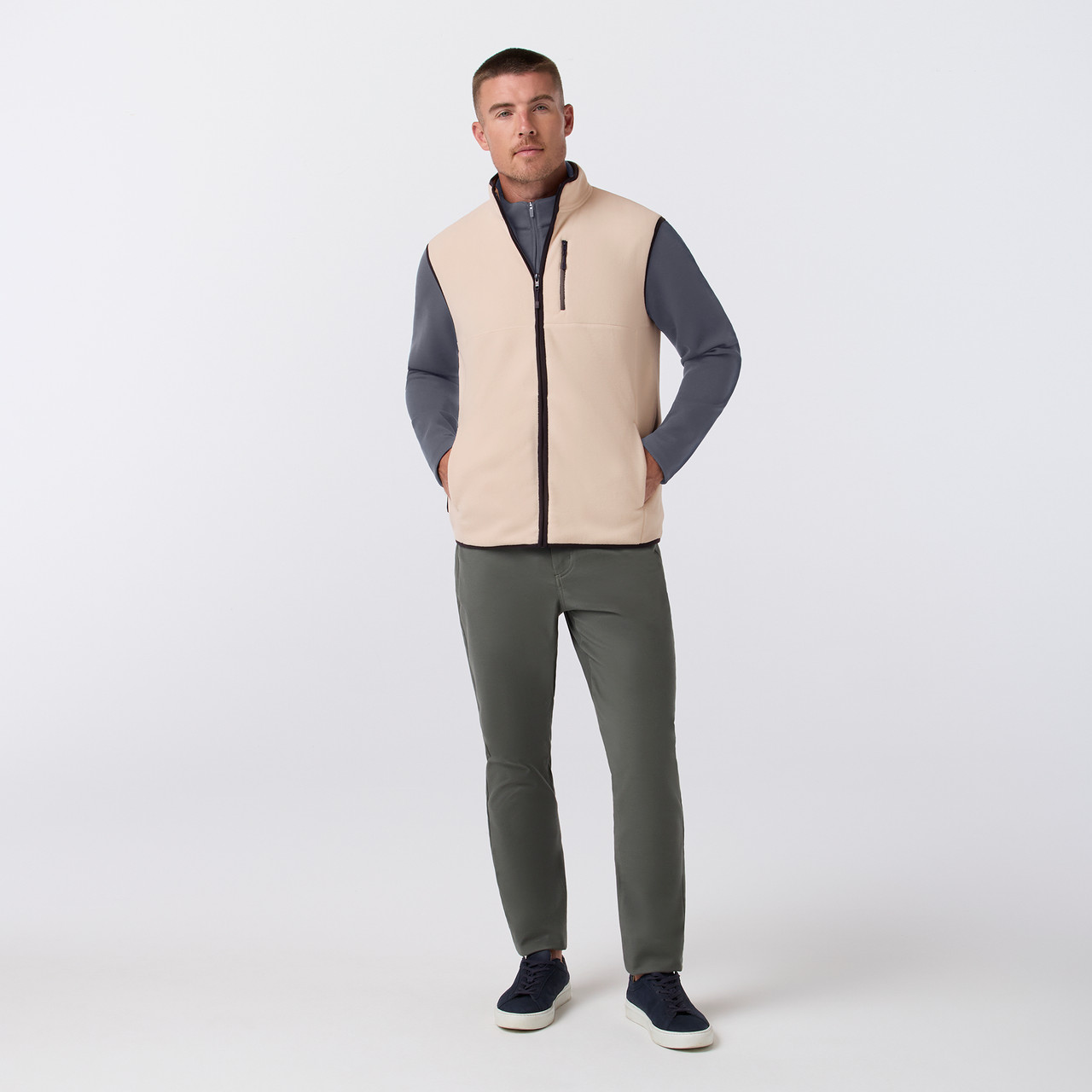 Mizzen+Main Men's Crosby Fleece Vest| TYLER'S
