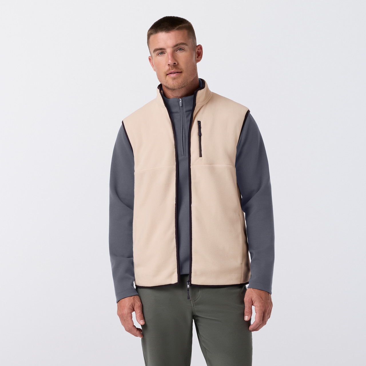 Mizzen+Main Men's Crosby Fleece Vest| TYLER'S