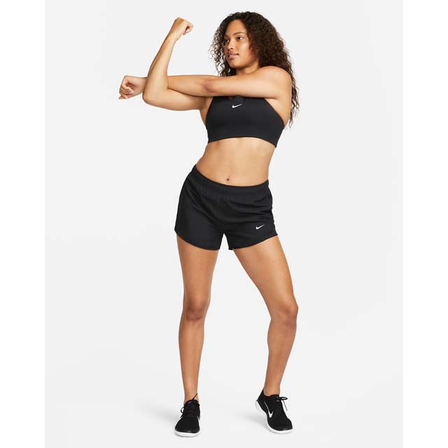 nike running tempo shorts in black