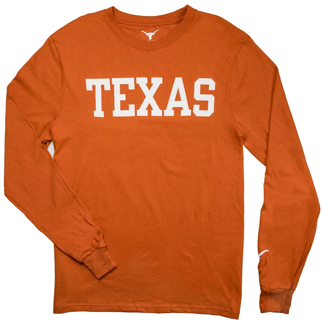 Men S Burnt Orange University Of Texas Long Sleeve Block Tee Tyler S