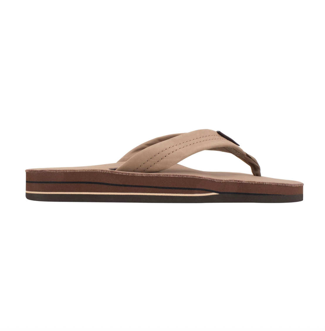 Rainbow Men's Double Layer Leather Sandals | TYLER'S