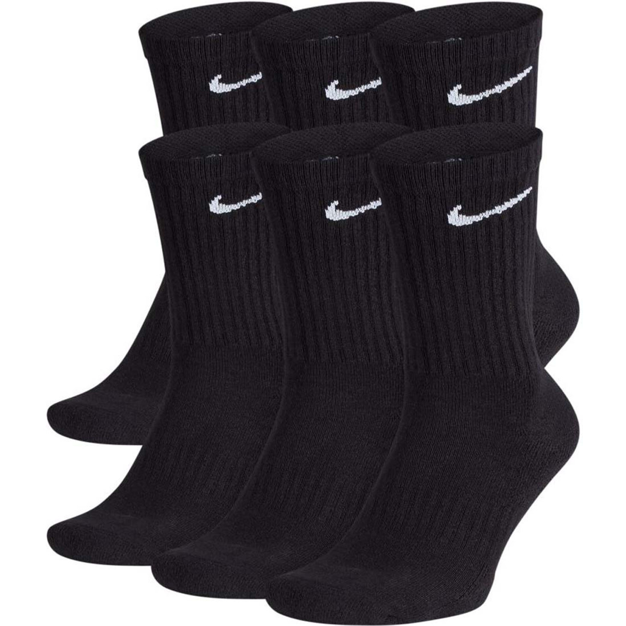 Nike White Nike Everyday Cushion Crew Socks- 6 Pack $ 19.99 | TYLER'S