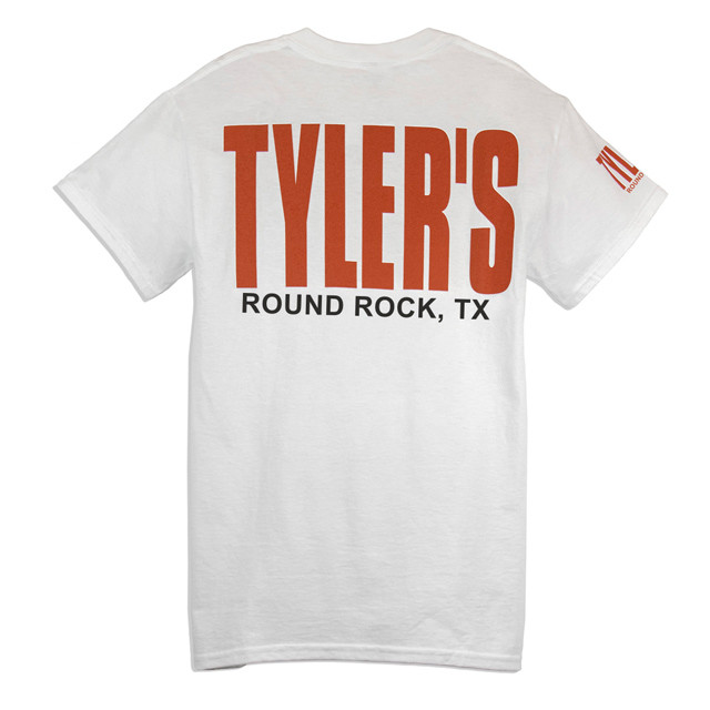 トップス PROFESSIONAL S/S T-SHIRT (WHITE x ORANGE TYLER'S White/Burnt Orange Tee | TYLER'S