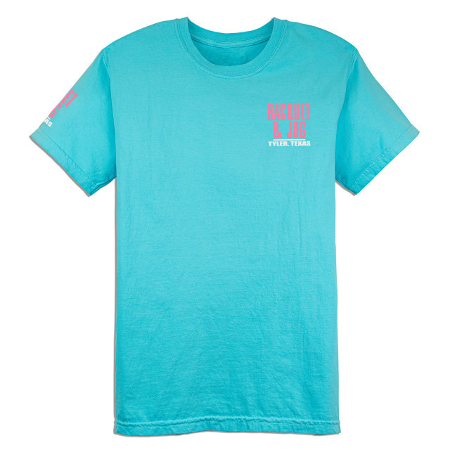 TYLER'S Lagoon Blue/Baby Pink Comfort Color Tee
