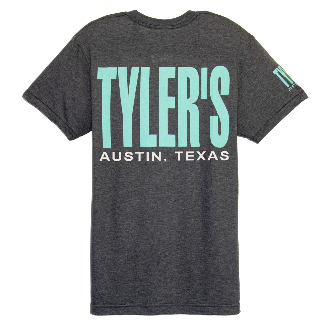 TYLER'S Dark Grey Heather Track Tee | TYLER'S