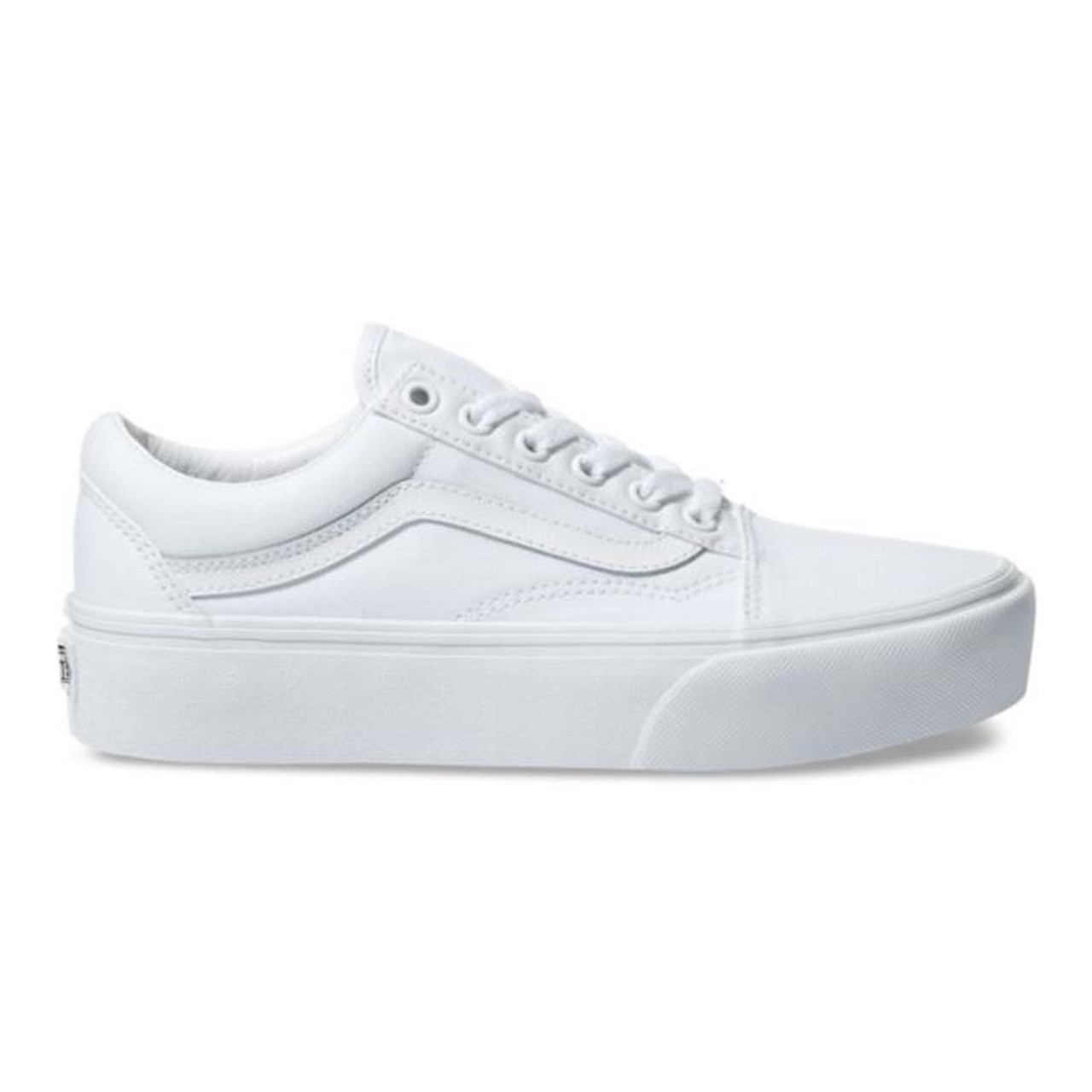 Vans Women's True White Old Platform Shoes $ 64.99 | TYLER'S