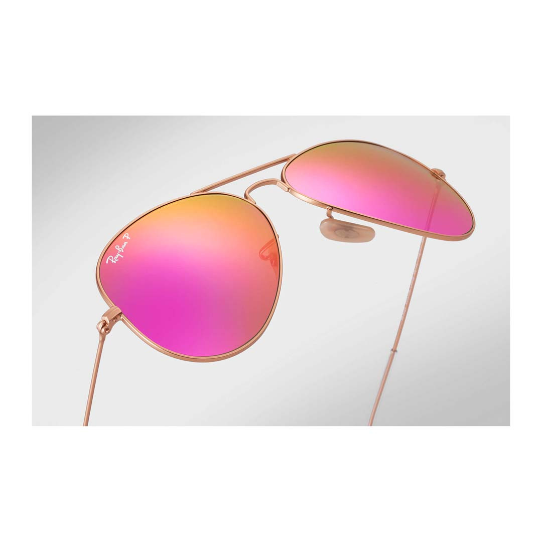 Ray-Ban Aviator Flash Lenses Gold | TYLER display picture 1