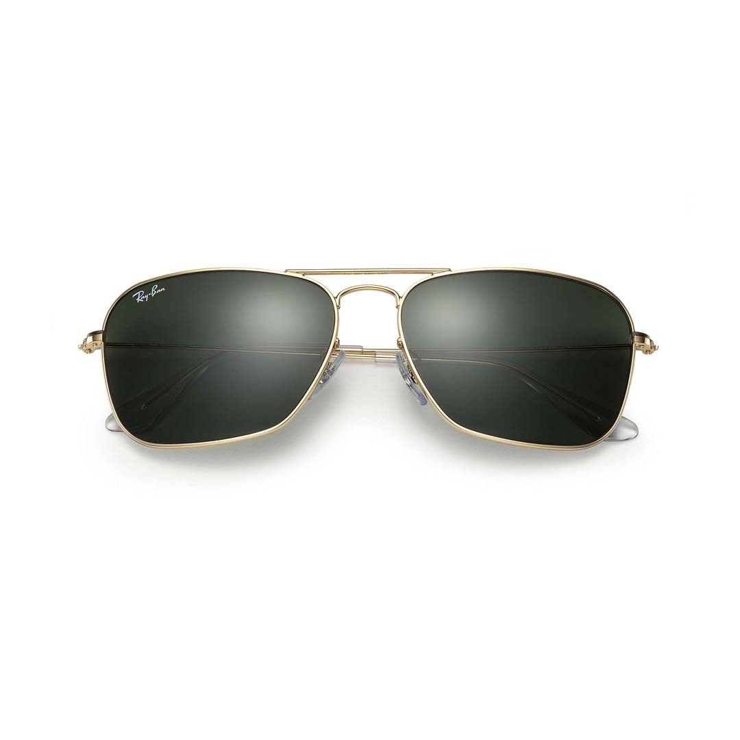 Ray-Ban Caravan Sunglasses Gold | TYLER'S