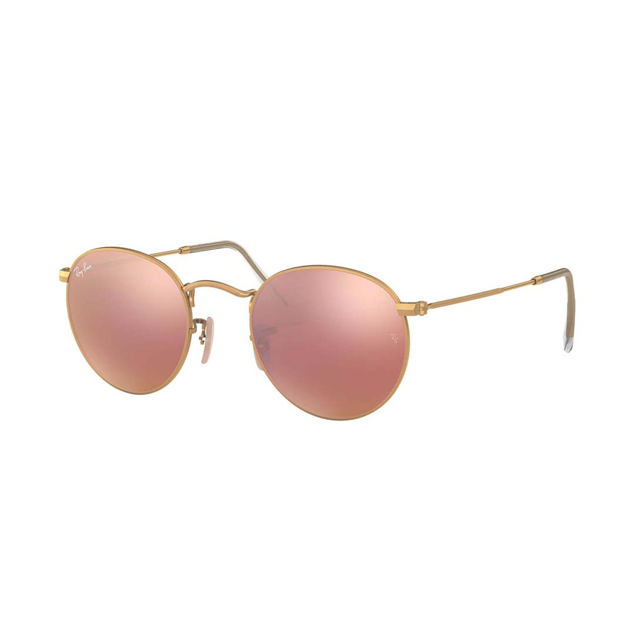 Ray-Ban Ray-Ban Round Flash Lenses Sunglasses - Gold/Copper Flash $ 188 |  TYLER'S
