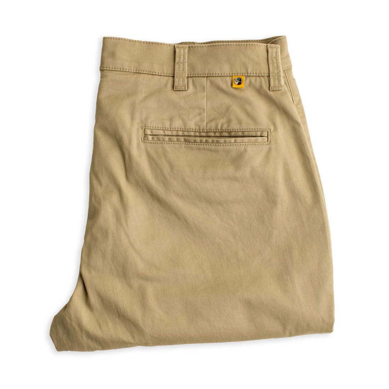 Mustard Yellow Stretch Washed Chinos Trouser at best price in Gurugram