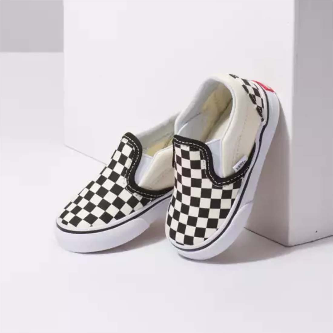 Vans Toddlers' Classic Checkerboard Slip On Shoes TYLER'S