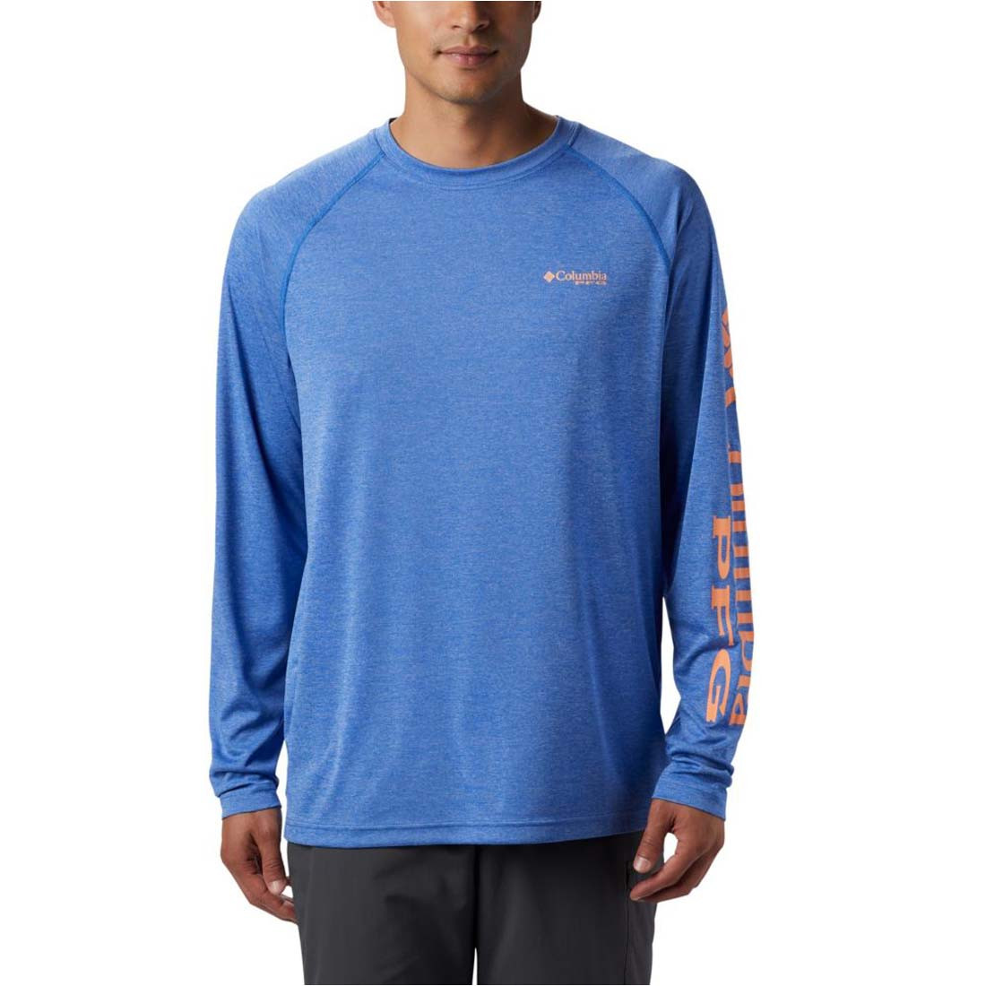 Columbia Men's PFG Terminal Tackle Heather Long Sleeve Tee | TYLER'S
