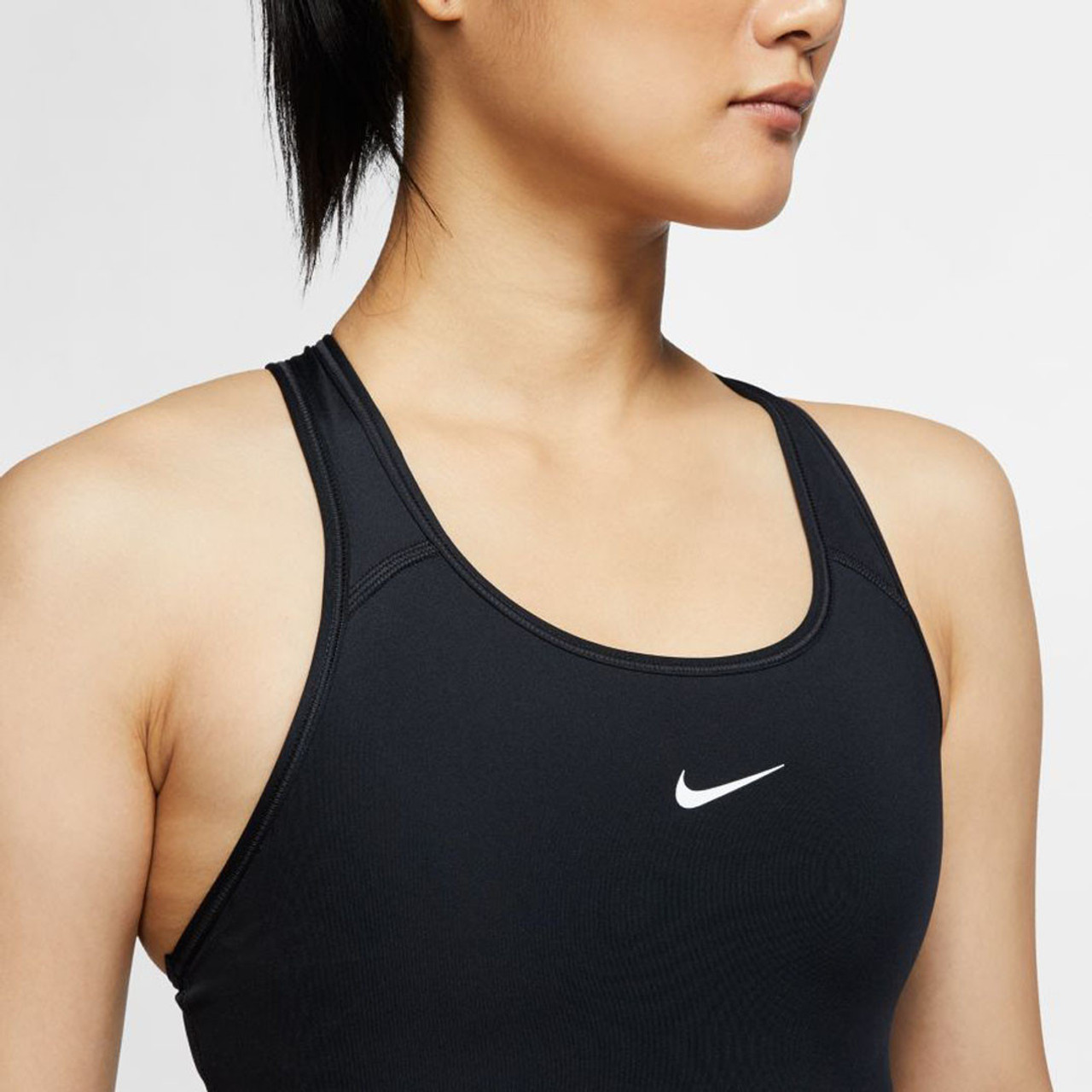 Nike Nike Swoosh Women's Medium-Support Padded Sports Bra - Black $ 38