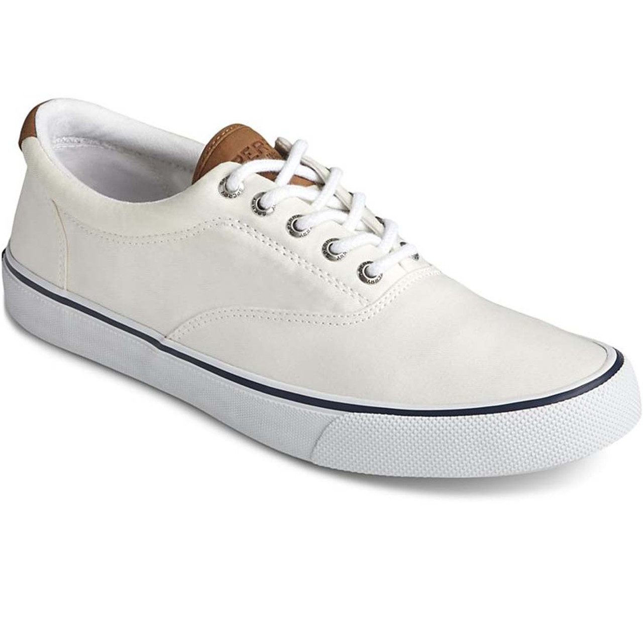 all white sperry shoes