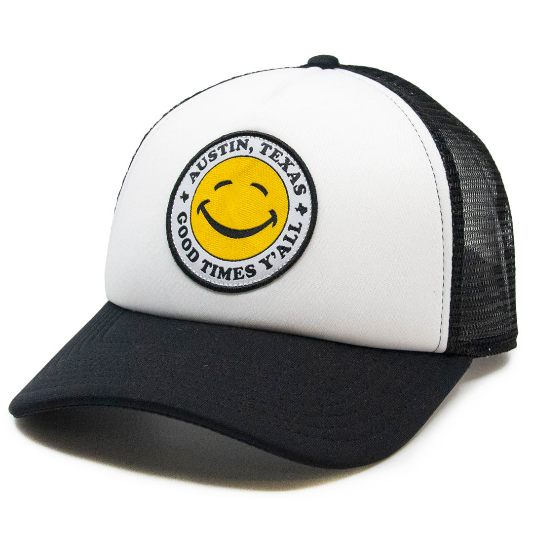 nike smiley face hat