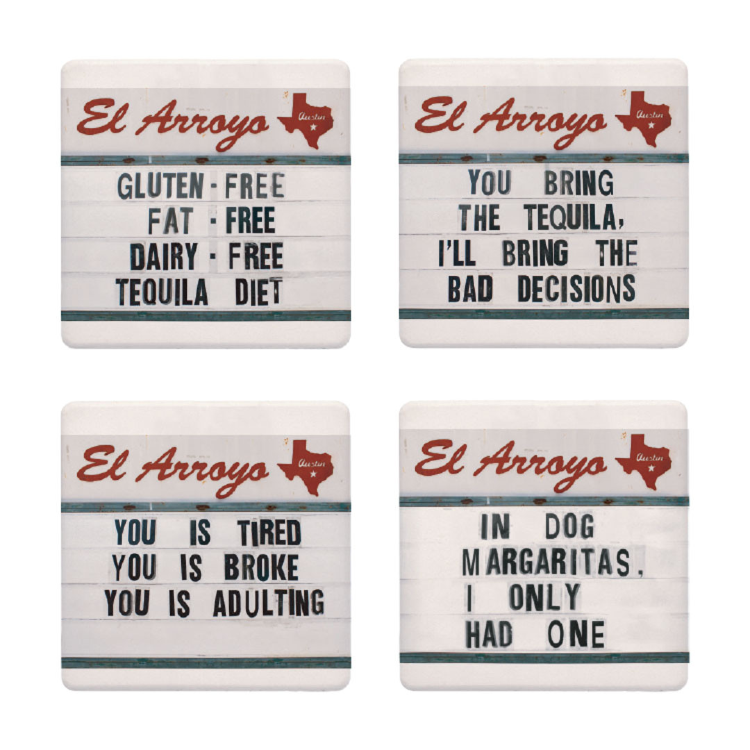 El Arroyo Tequila Diet Coaster