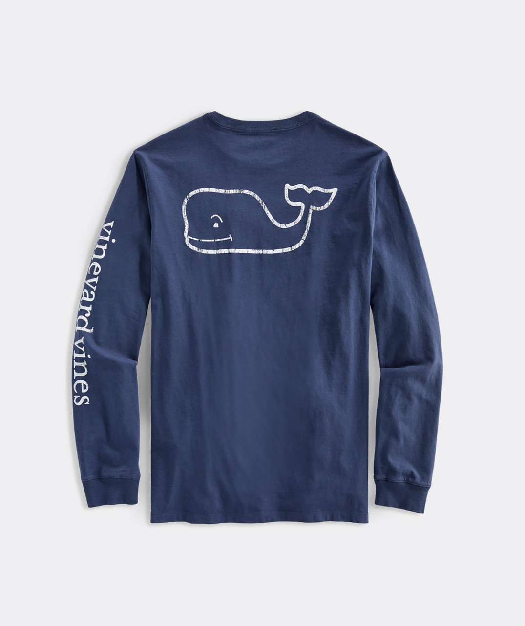 Vineyard Vines Men's Vintage Whale Long-Sleeve Pocket Tee| TYLER'S