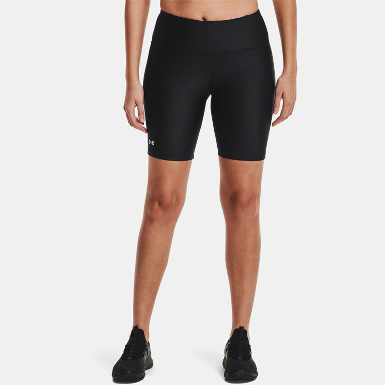 Under Armour Women's HeatGear Armour Bike Shorts - Black - TYLER'S