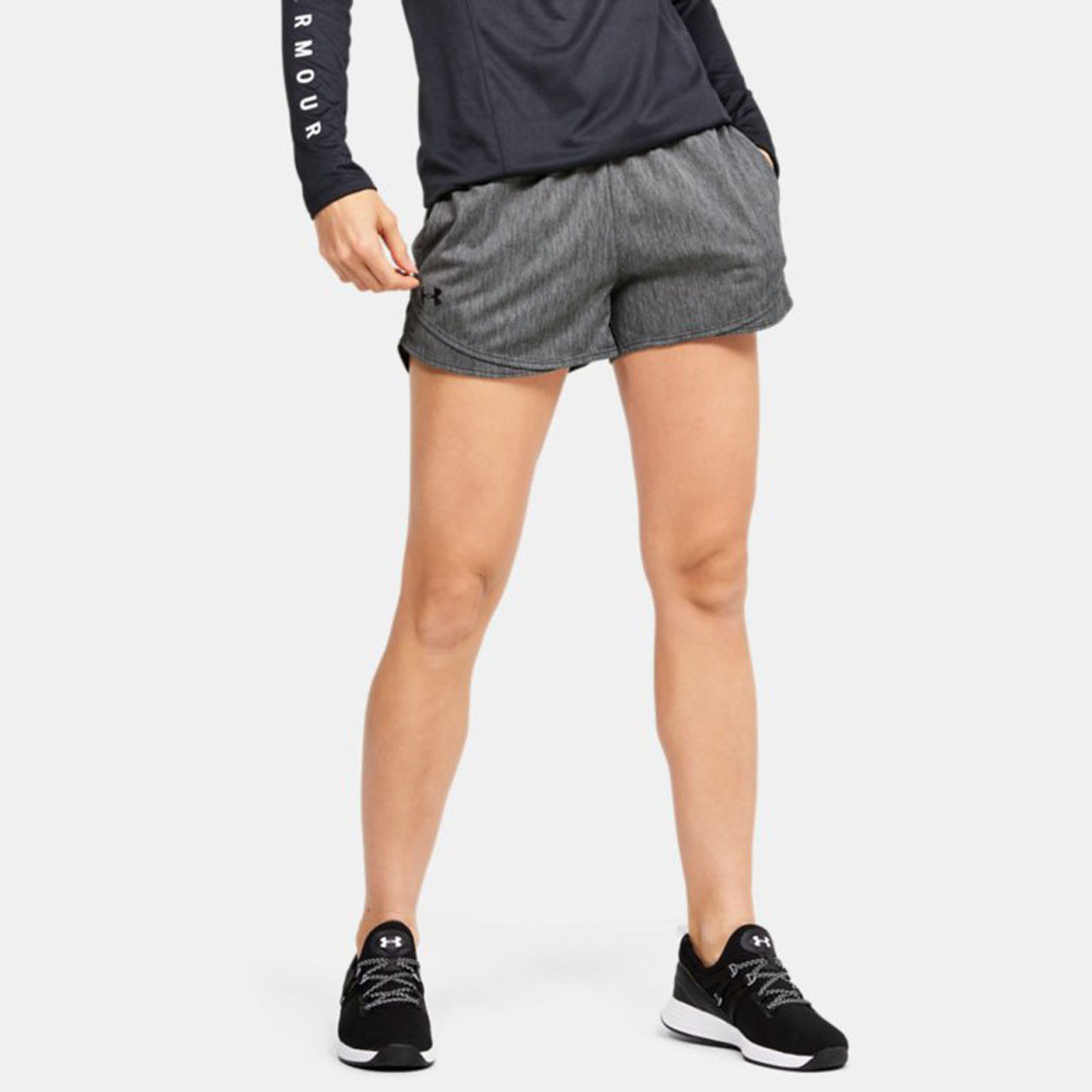 Under Armour Women's Play Up 3.0 Shorts - Jet Grey - TYLER'S