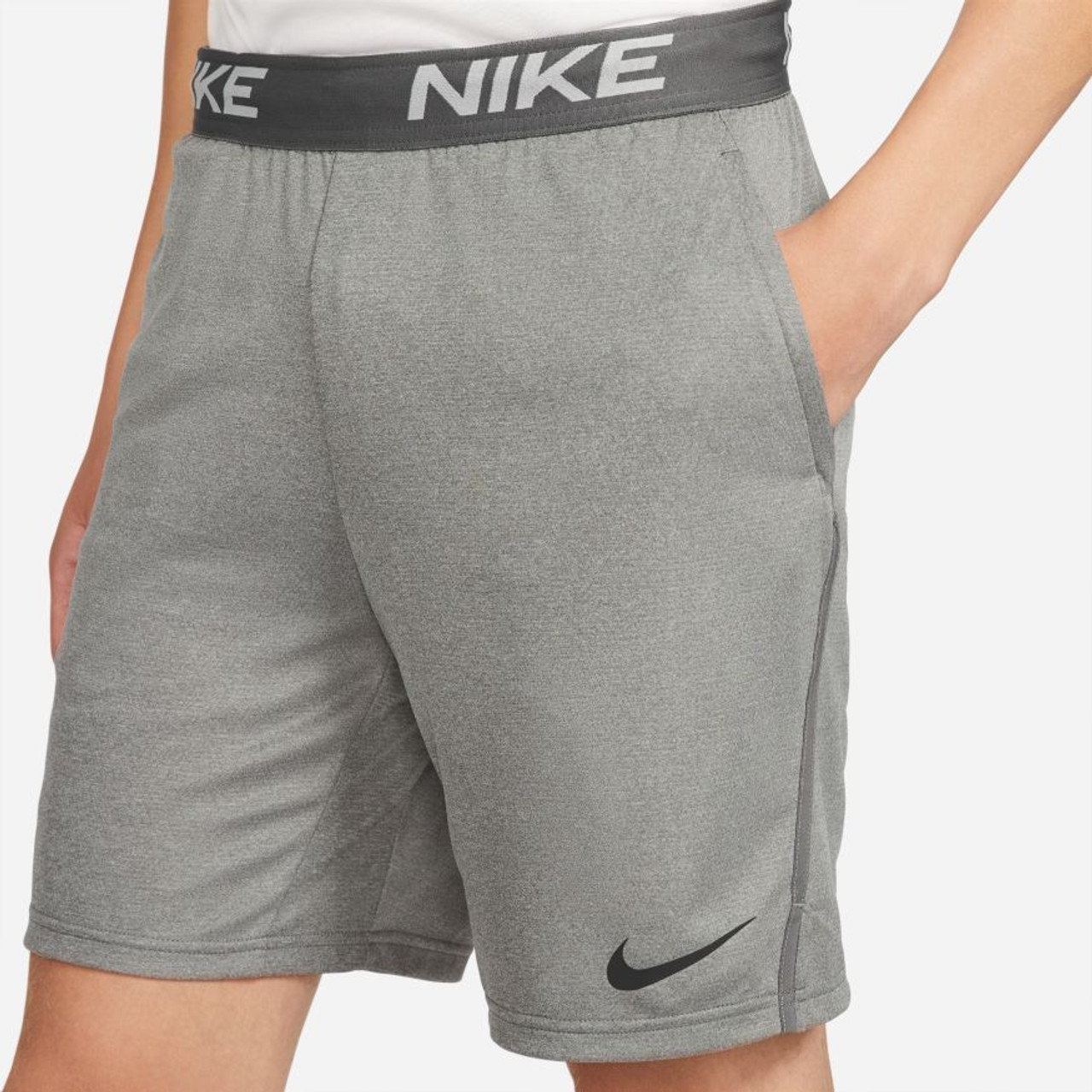Nike Men's Dri-FIT Veneer Training Shorts - Iron Grey / Light Smoke ...