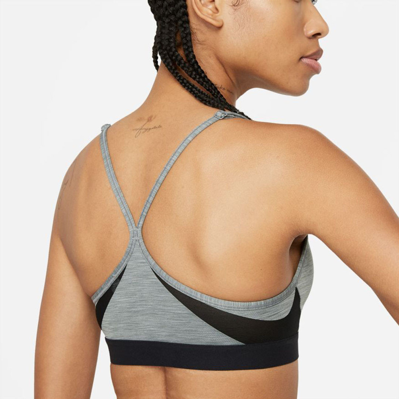 Indy Logo Bra Black/Grey - Nike –