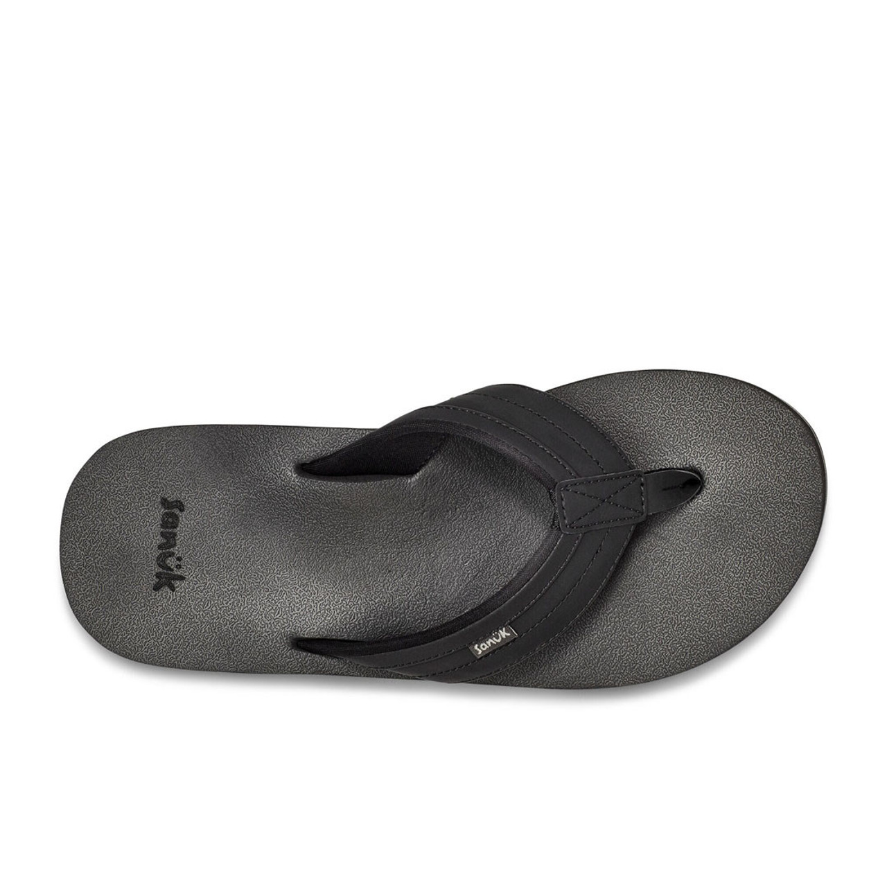 Sanuk Men's Ziggy Sandals - Black - TYLER'S