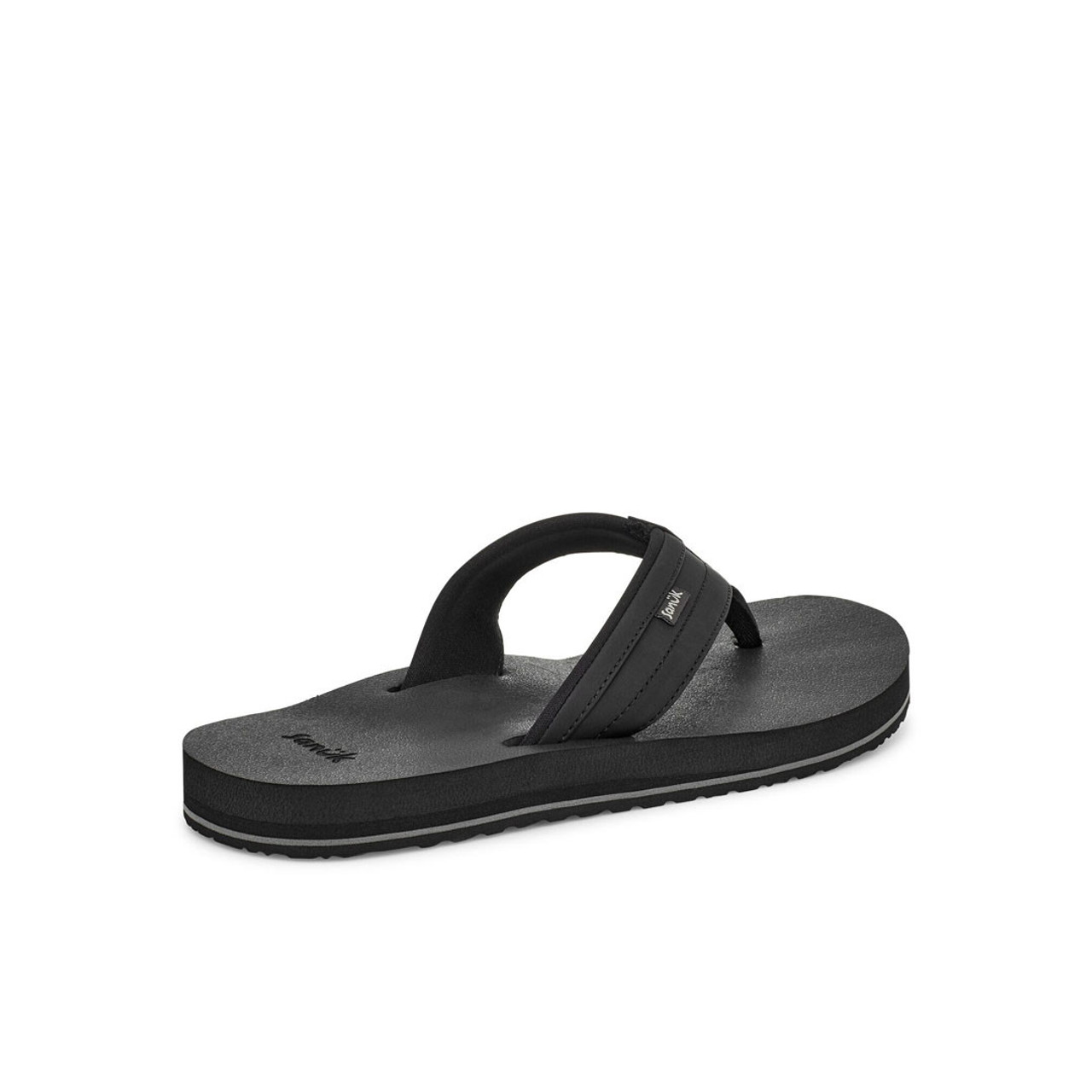 Sanuk Men's Ziggy Sandals - Black - TYLER'S