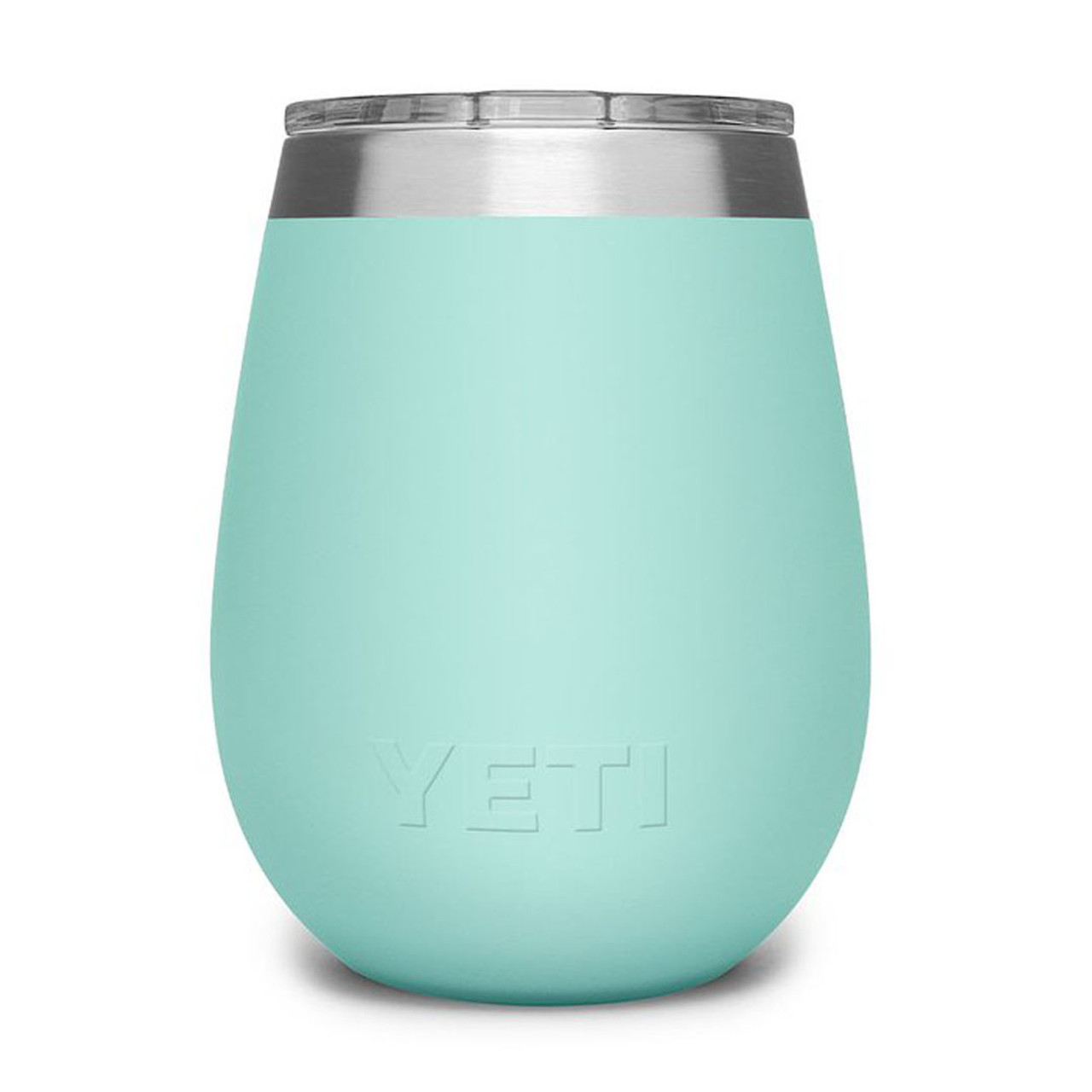 YETI Rambler Seafoam 10 oz Wine Tumbler With Lid Insulated Stainless Steel