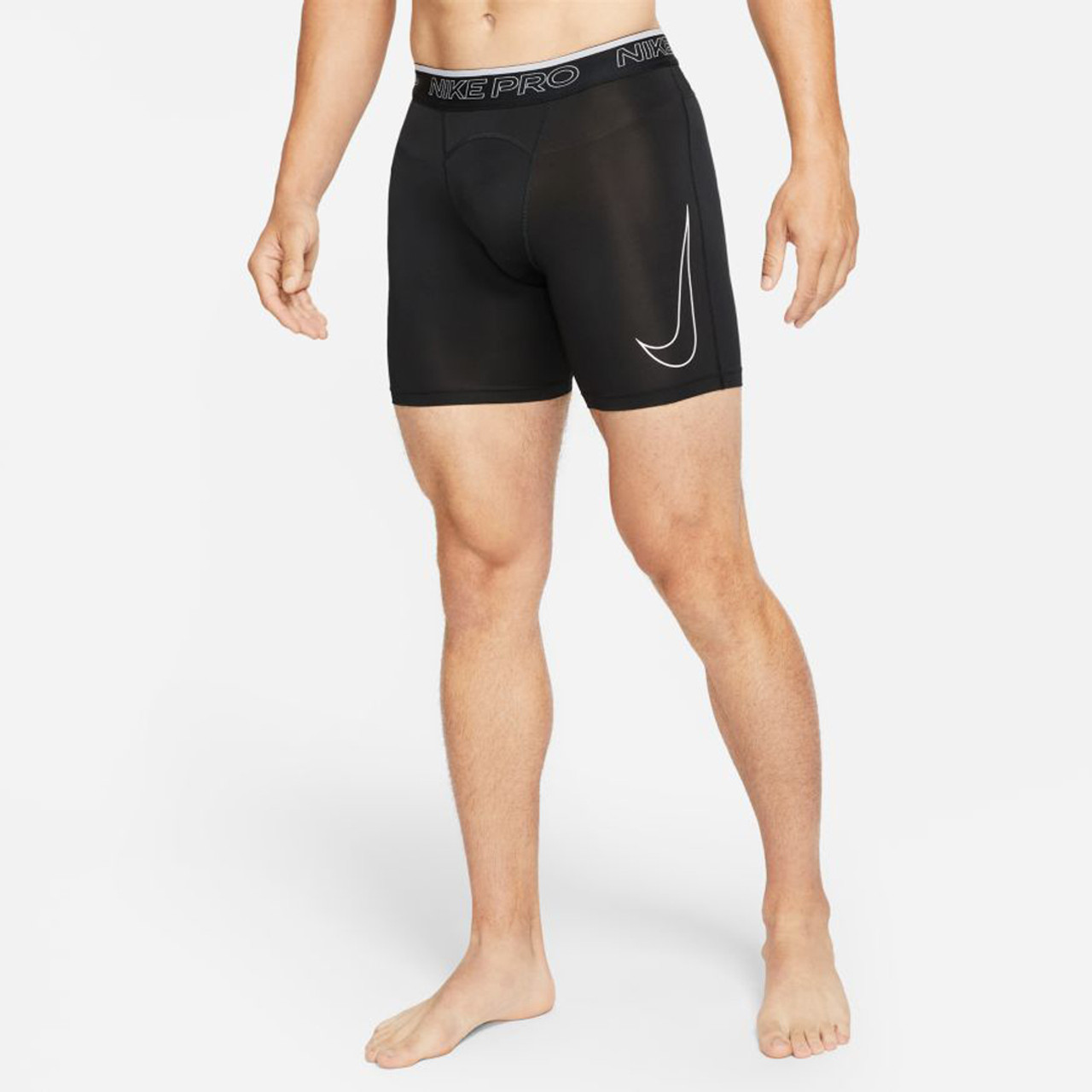 Nike Men's Pro Dri-FIT Compression Short - Black / White - TYLER'S