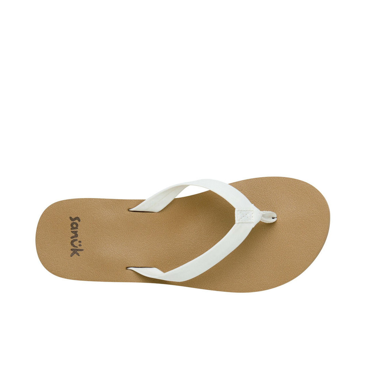 Sanuk Women s Ashland St Sandals White Tan TYLER S