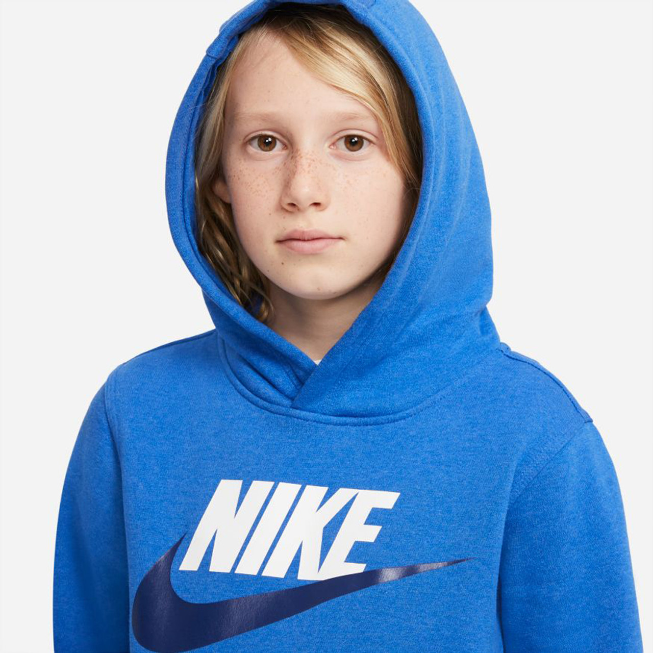 Nike Kids Sportswear Club Fleece Hoodie Game Royal Heather