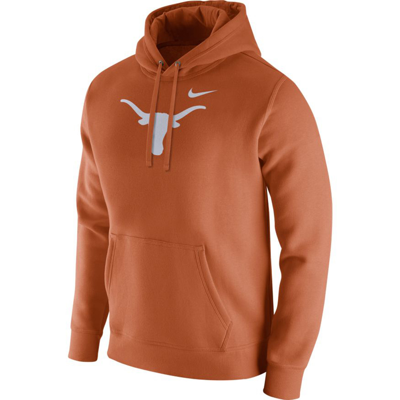 druk Speciaal duizelig Nike Team Men's College Club Fleece Texas Hoodie - Desert Orange - TYLER'S