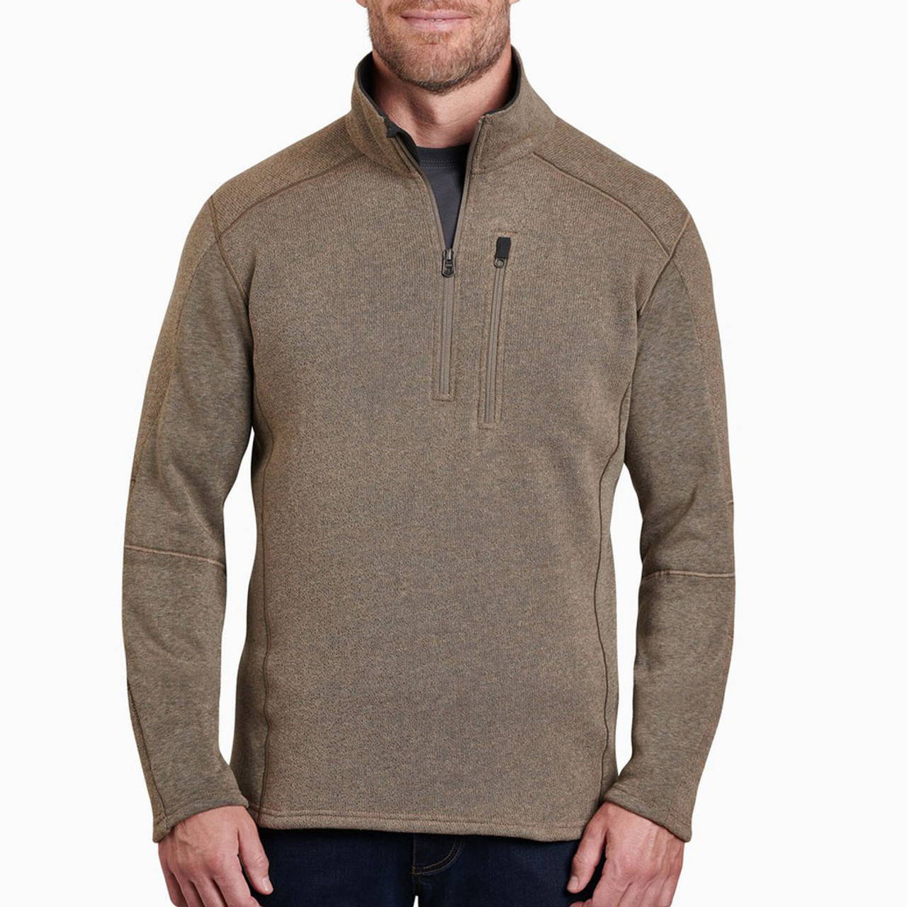 National Athletic Goods - 1/4 Zip Campus Pullover - Oatmeal
