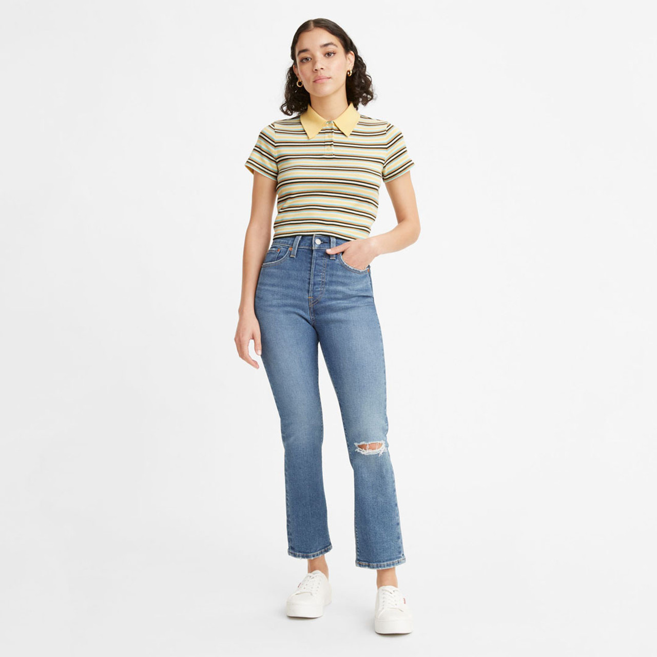 Levi's® Women's High-Rise Wedgie Straight Cropped Jeans - Fall Star 26