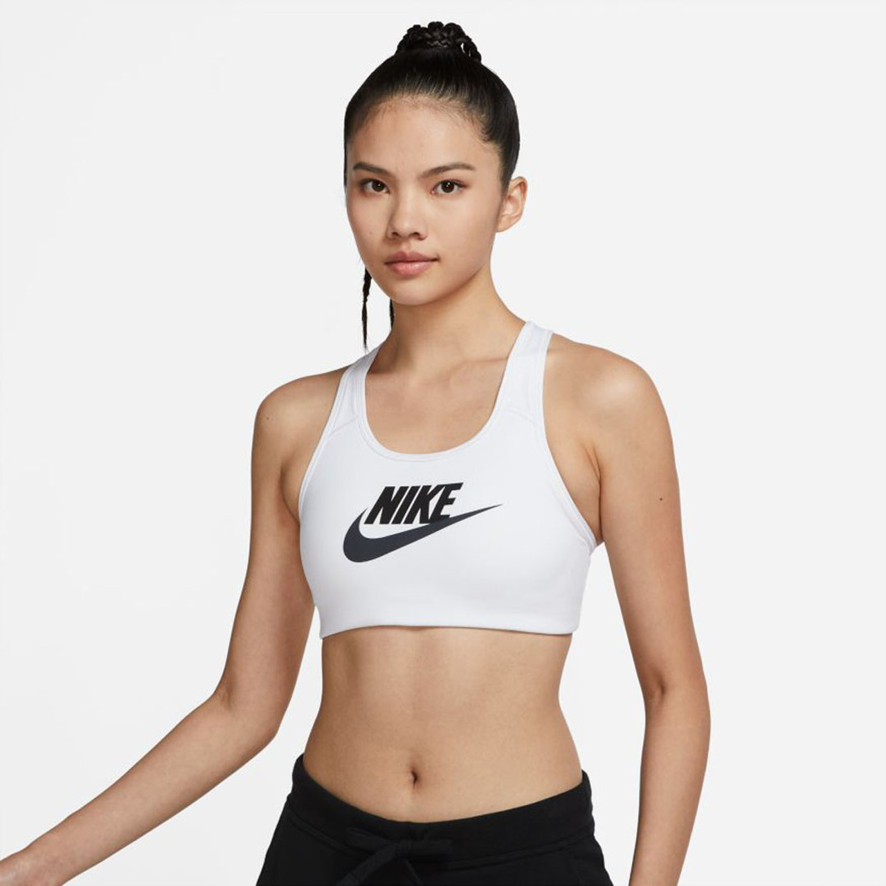 Nike Nike Dri-FIT Swoosh Women's Medium-Support Graphic Sports Bra $ 38