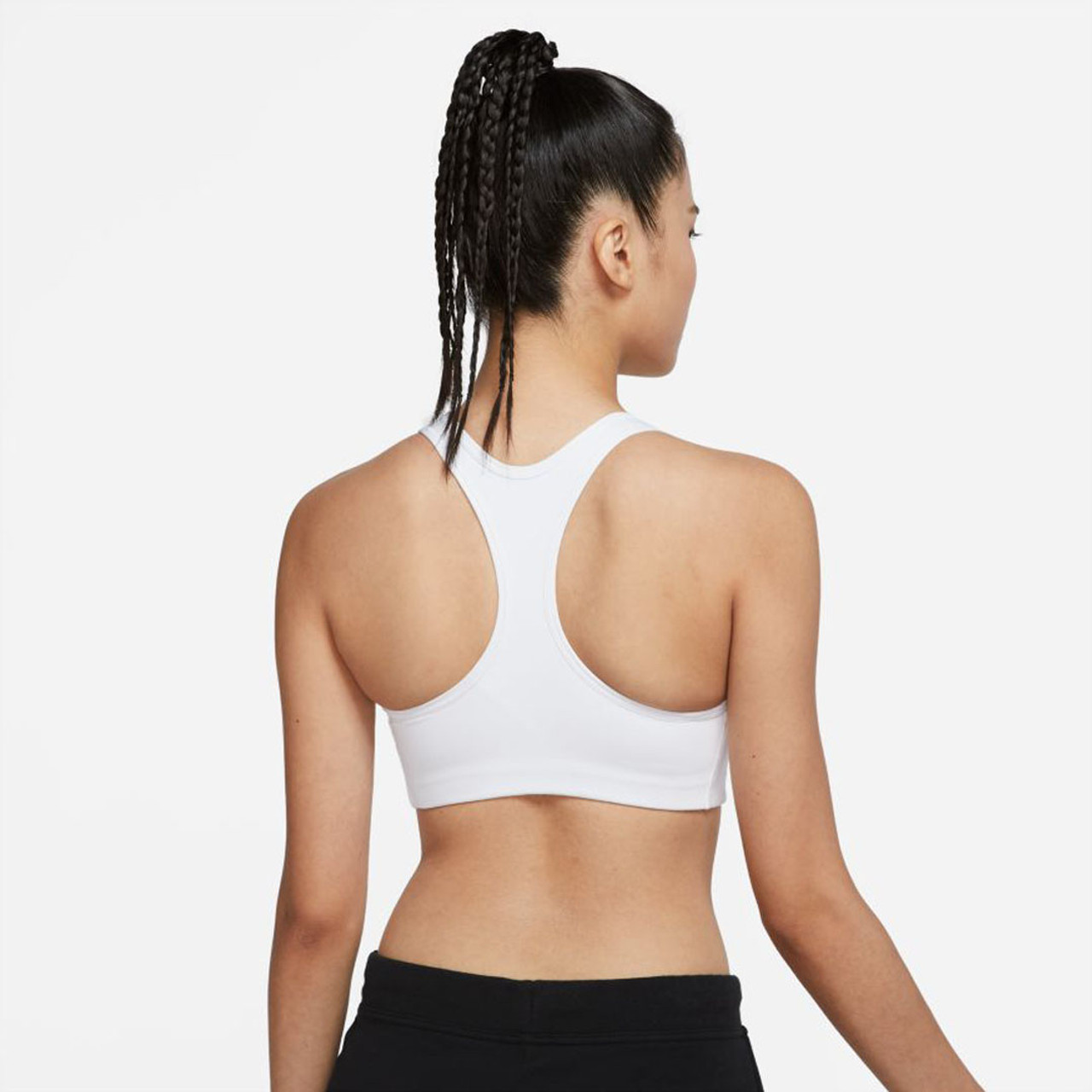 Nike Swoosh Dri-FIT Women's Sports Bra - Black/White