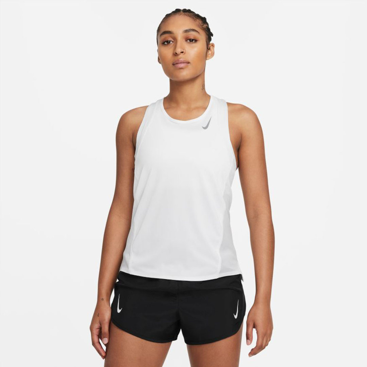 Nike Dri-FIT Race Women's Tank Top White $ 30 | TYLER'S