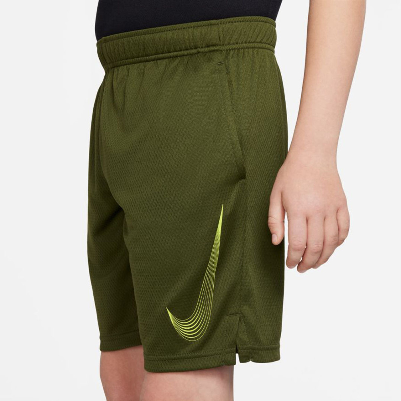 No quiero Animado marea Nike Nike Boy's Dri-Fit Training Shorts - Rough Green $ 25 | TYLER'S