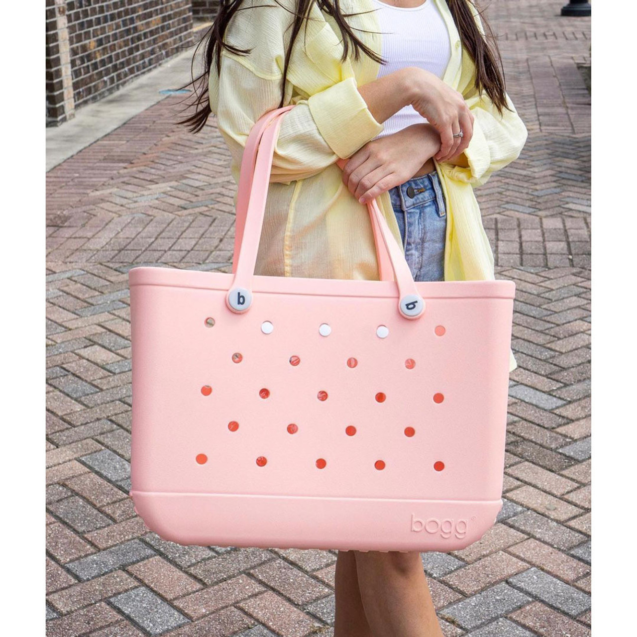 Peachy Beachy Bogg Bag  Chic & Spacious Beach Tote - Her Hide Out