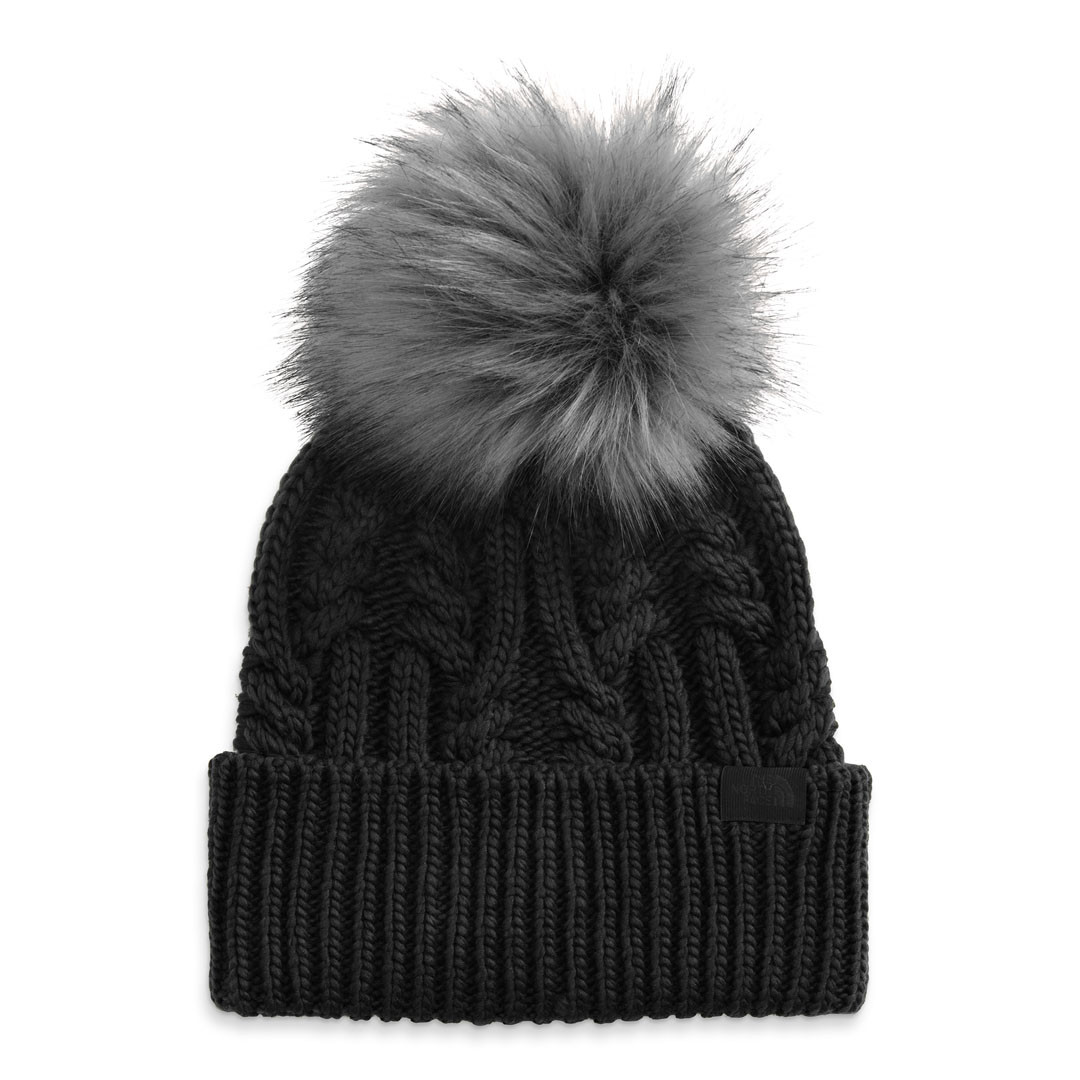 Large Natural Fur Pom Soft Beanie