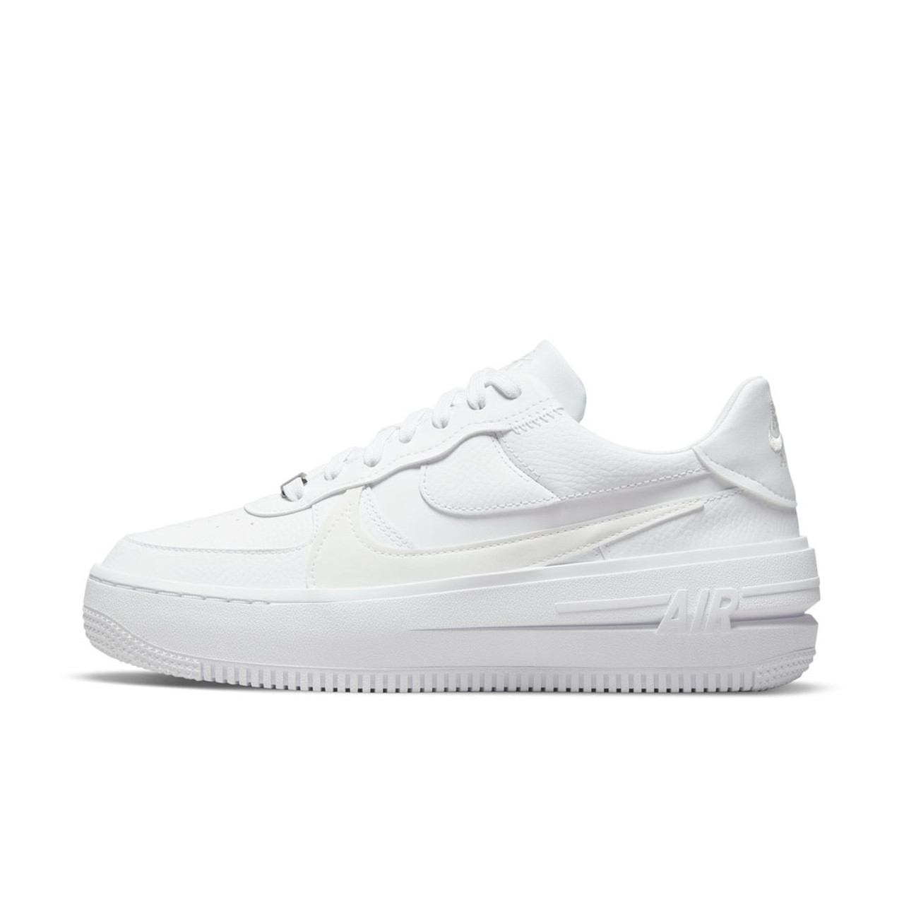 Nike Women's Air Force 1 PLT.AF.ORM Shoes - White/ White $ 119.99 | TYLER'S