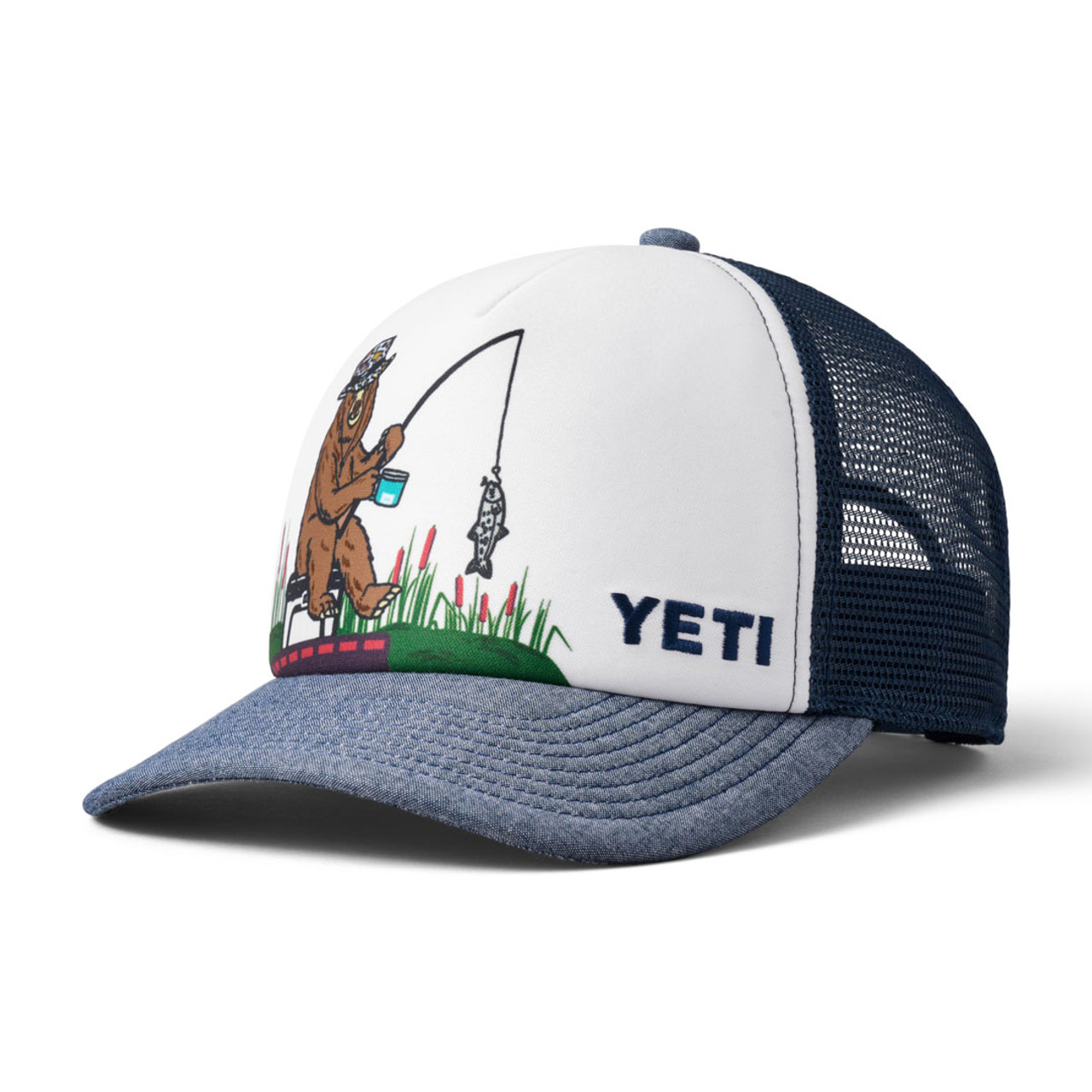 YETI Kids' Fishing Bear Trucker Hat $ 20