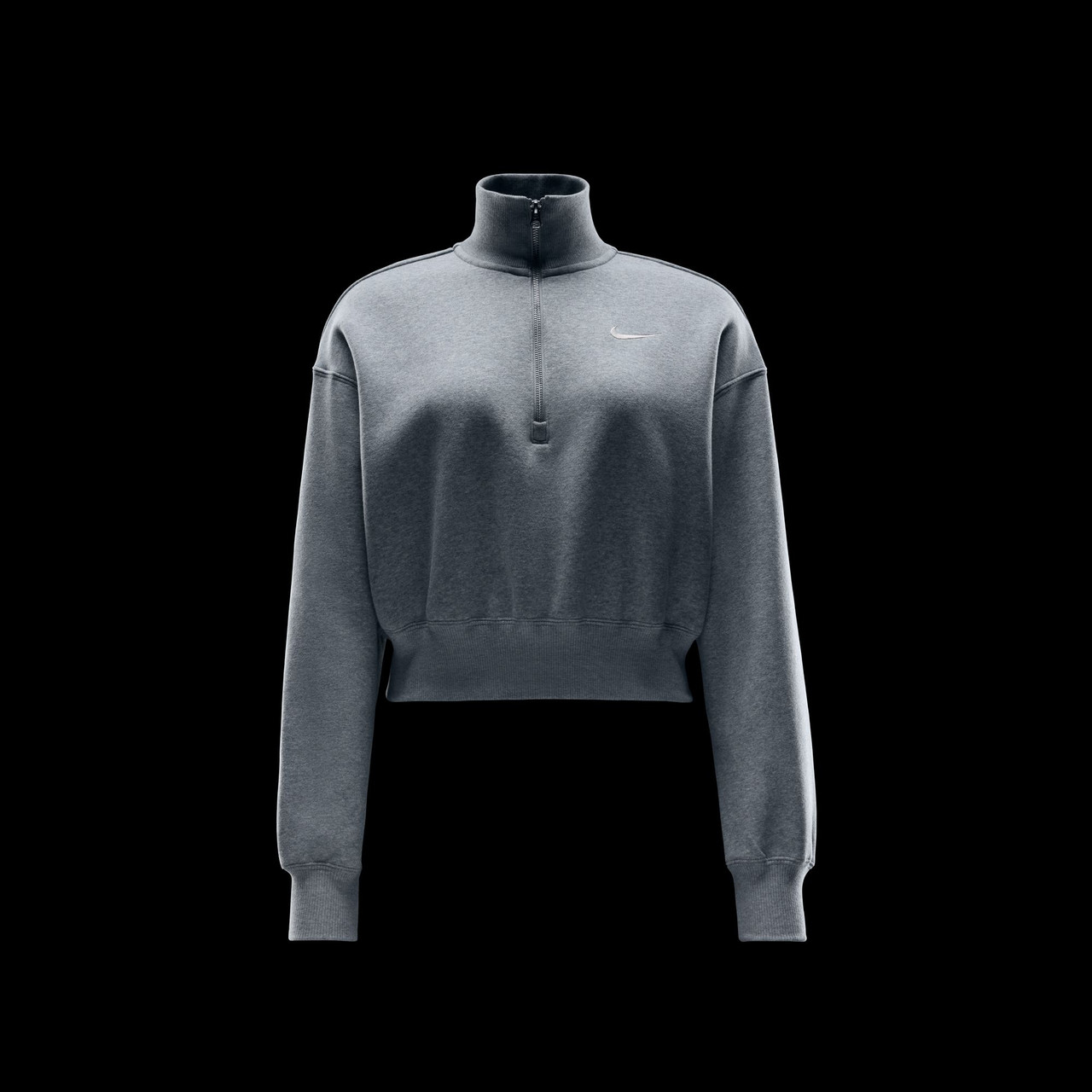Nike Women's Phoenix Fleece 1/2-Zip Crop | TYLER'S