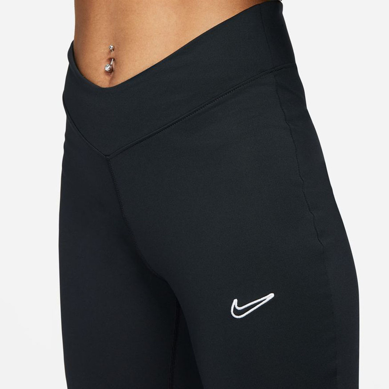 NEW Nike Therma-FIT One Mid-Rise Graphic Training Leggings DQ6186-010-  Black - S